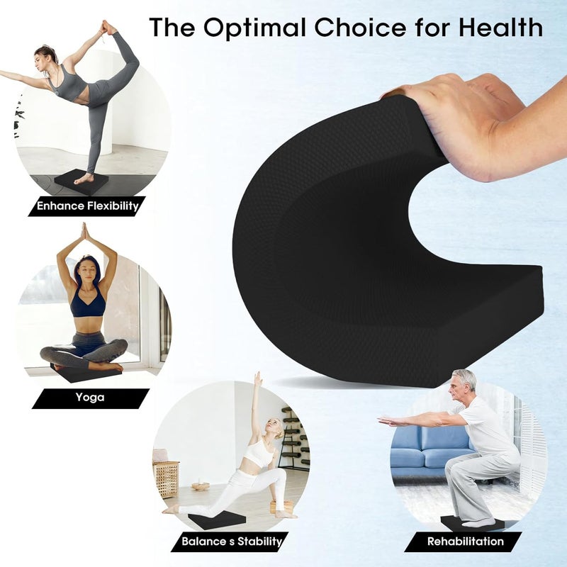 MBKHFLL Exercise Balance Pad，Balance Foam Mat for Physical Therapy Equipment & Strength Stability Training, Slip Resistant Foam Mat for Yoga, Pilates, Meditation，Gardening knee pads - Image 4